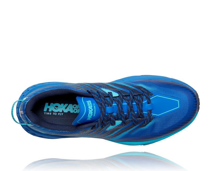 Hoka One One Trail Schoenen Heren - Speedgoat 4 - Blauw - TL2015947